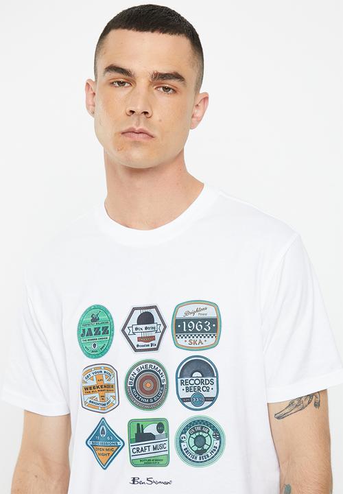 Ben Sherman - Bs mat tee-shirt - white