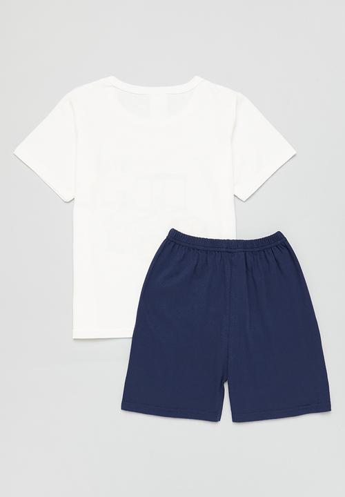 Pop Candy - Boys pj set - navy and white 