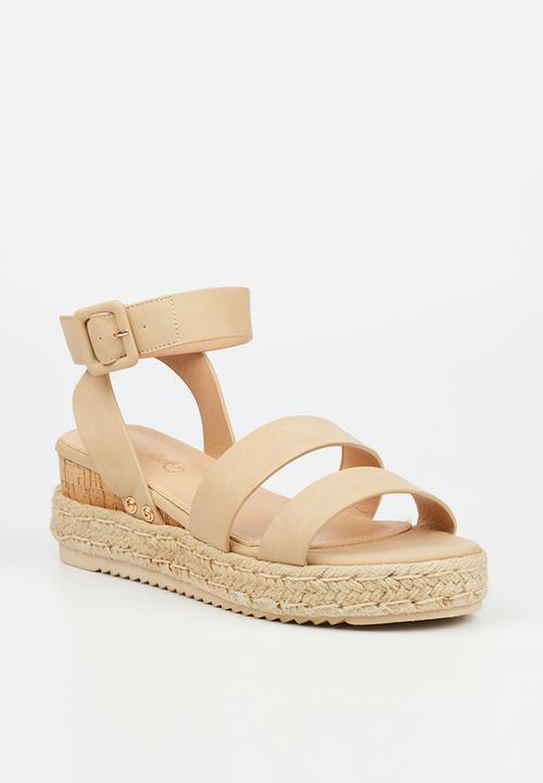 Miss Black - Steffi 2 wedge heel - neutral