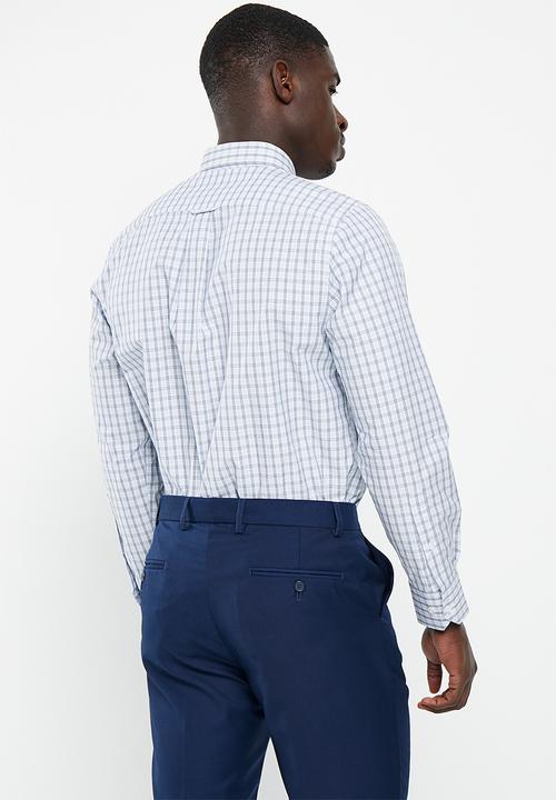 Pringle of Scotland - Gregor long sleeve shirt - mid blue