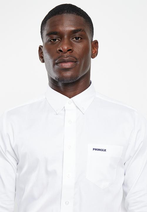 Pringle of Scotland - William long classic shirt - white
