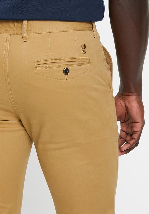 Pringle of Scotland - Jorge tailored fit chinos - neutral