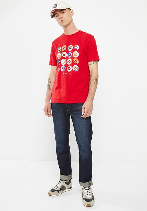 Ben Sherman - Target art tee-shirt - red