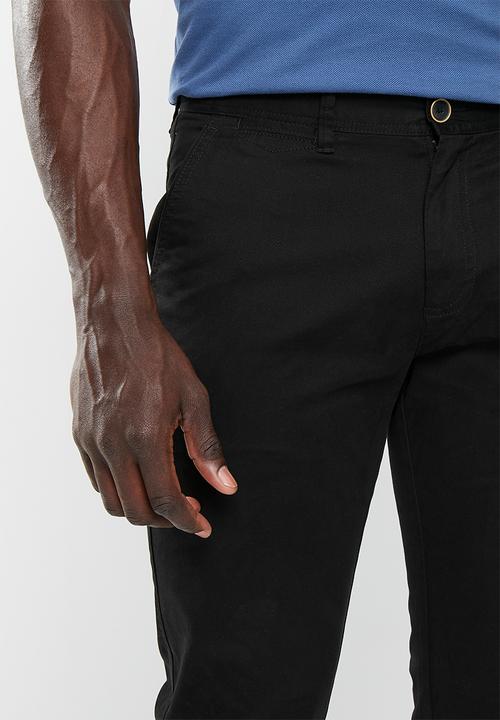 Pringle of Scotland - Jorge tailored fit chinos - black