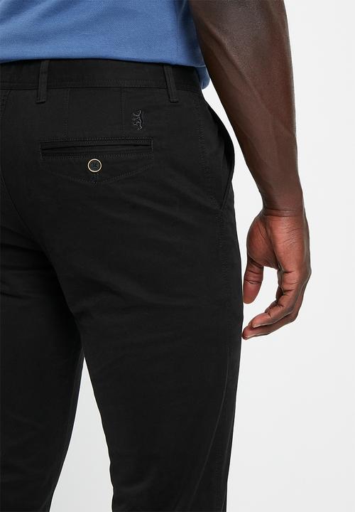 Pringle of Scotland - Jorge tailored fit chinos - black