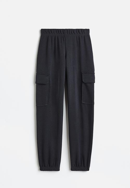 H&M - Cargo joggers - dark grey 