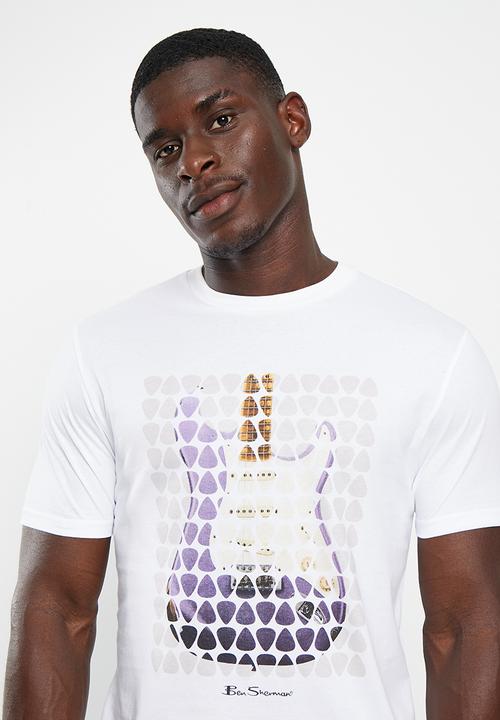 Ben Sherman - Plectrum T-shirt - white