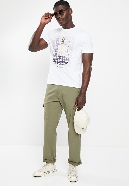 Ben Sherman - Plectrum T-shirt - white