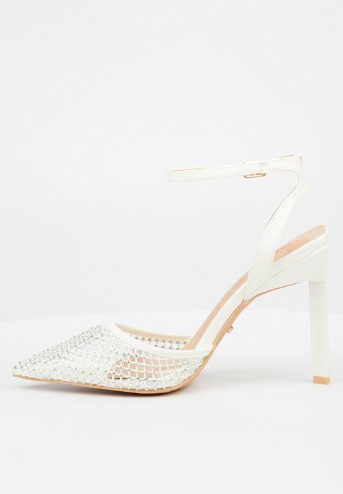 Miss Black - Bermuda 1 court heel - white