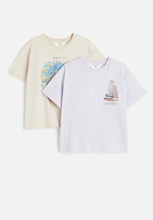 H&M - 2-pack printed t-shirts - multi