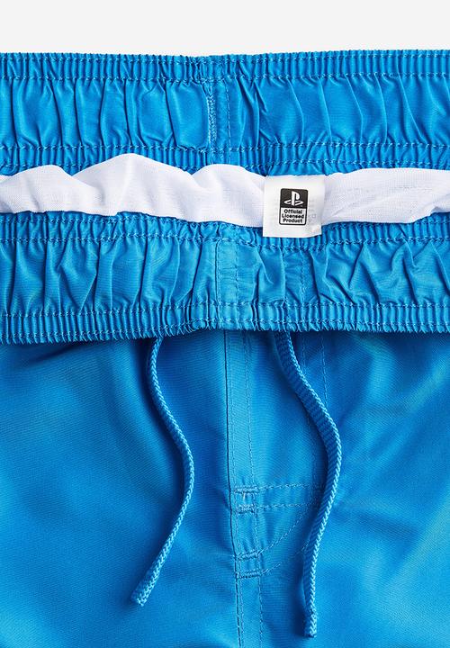 H&M - Printed swim shorts - blue playstation 