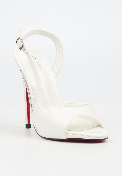Miss Black - Bou 4 stiletto heel - white