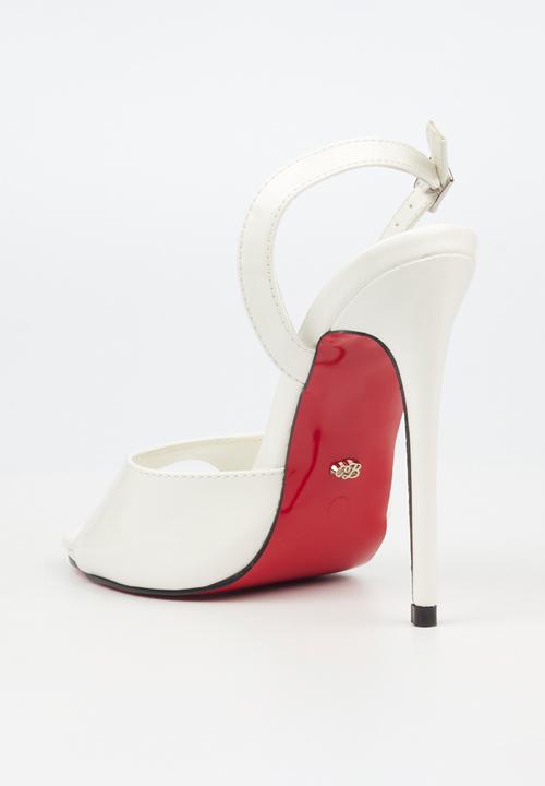Miss Black - Bou 4 stiletto heel - white