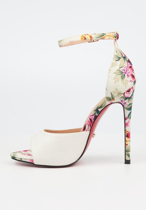 Miss Black - Bou 5 stiletto heel - white