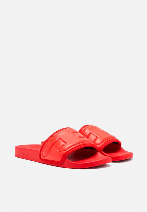 Diesel  - Mayemi sa-mayemi puf x sandals - red