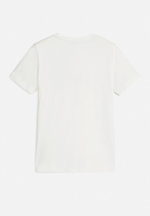 PUMA - Ess logo tee b - warm white