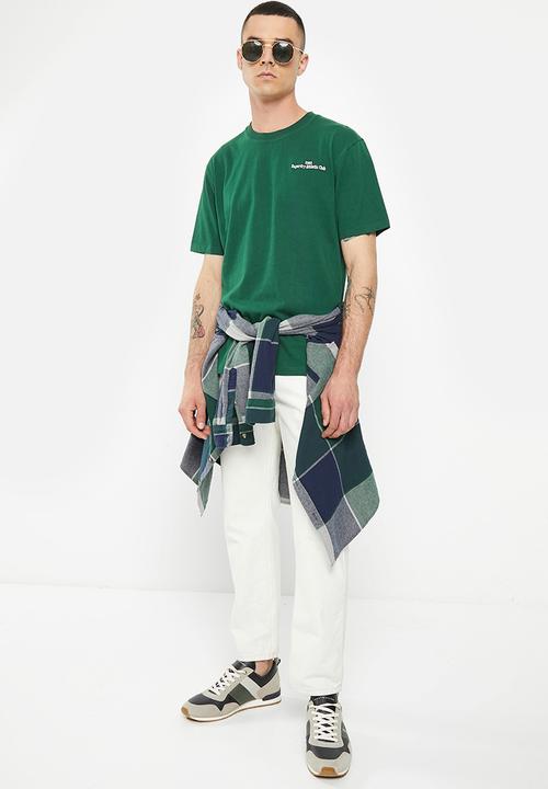 Superdry. - Code ath. club emb tee - green