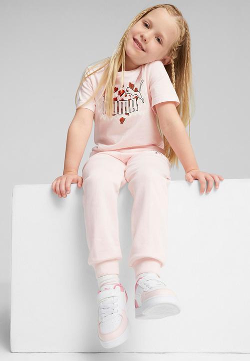 PUMA - Ess mix mtch tee - frosty pink