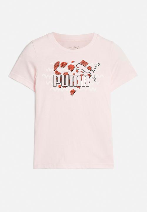 PUMA - Ess mix mtch tee - frosty pink