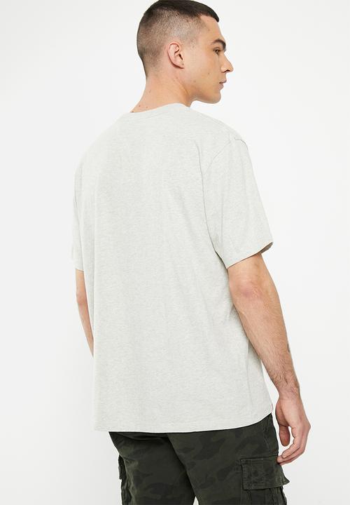 Superdry. - Code ath. club emb tee - oatmeal marl