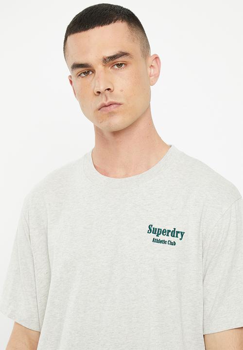 Superdry. - Code ath. club emb tee - oatmeal marl