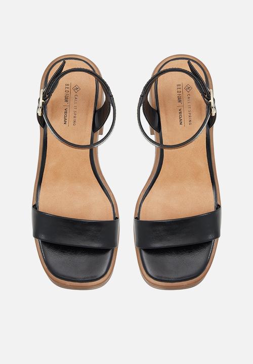 Call It Spring - Cindey platform heel - black
