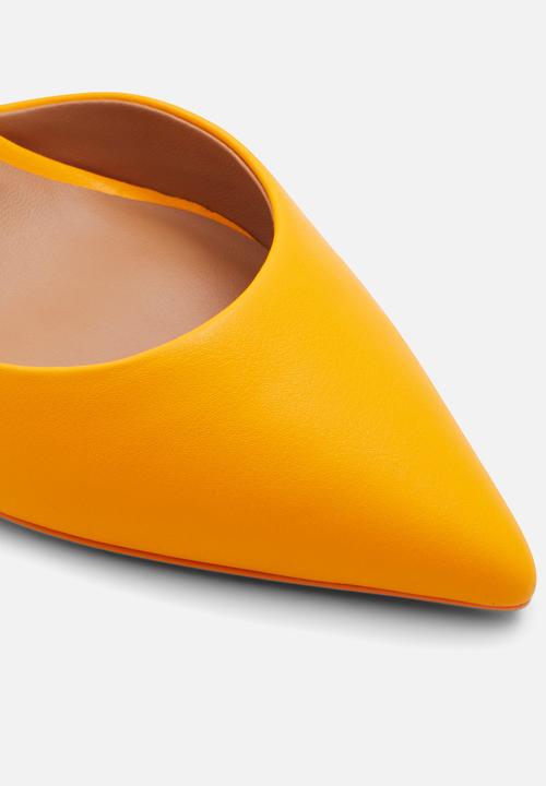 Call It Spring - Citrus ankle tie court - medium orange