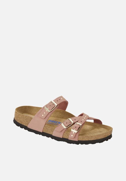 Birkenstock - Franca sfb soft nubuck rivets regular - old rose