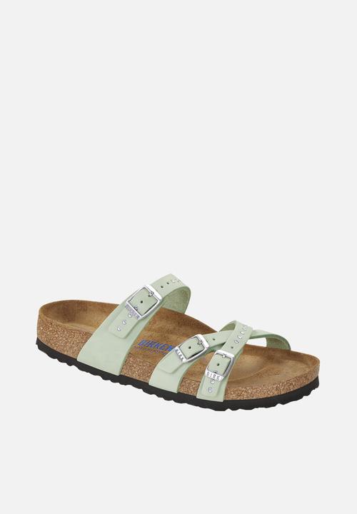 Birkenstock - Franca sfb soft nubuck rivets regular - matcha