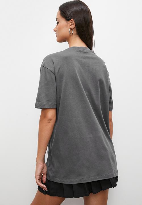 Blake - Oversized novelty tee - grey