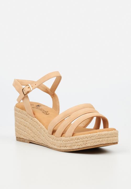 Butterfly Feet - Reba 1 wedge heel - beige