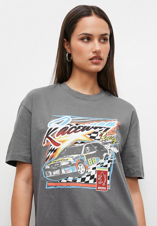 Blake - Motor sport novelty tee - grey