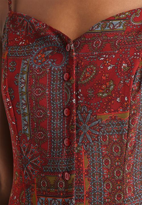 Influence. - Button Through Maxi Dress