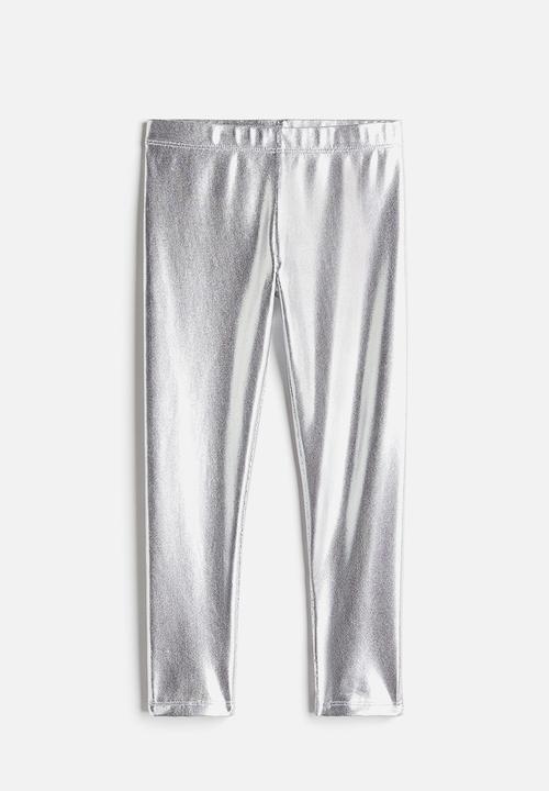 H&M - Leggings - silver coloured 