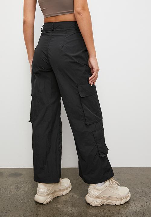 Blake - Parachute cargo trouser - black