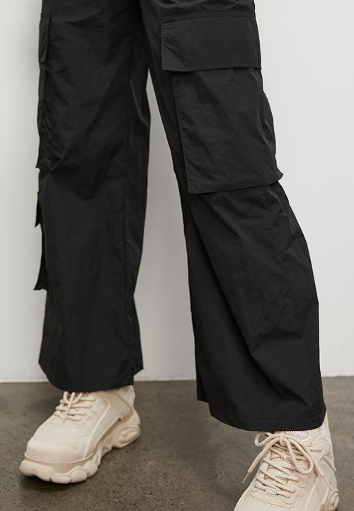 Blake - Parachute cargo trouser - black