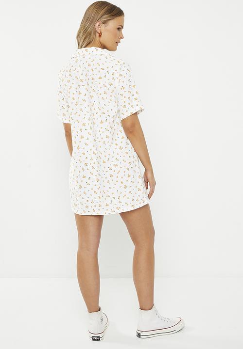 Glamorous - Shirt dress - ditsy orange floral
