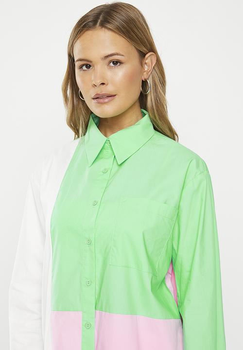 Glamorous - Colourblock shirt - multi