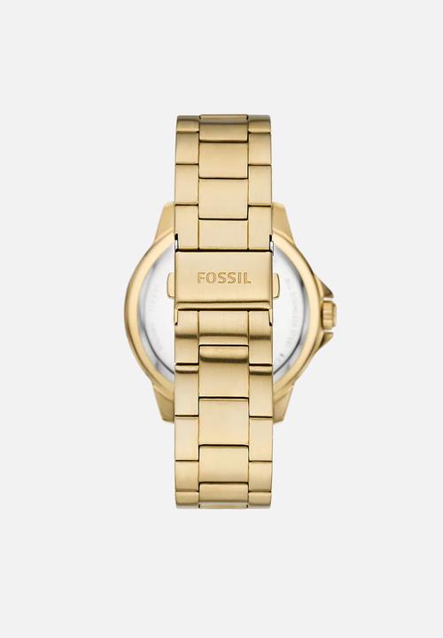 Fossil - Fossil mens bannon automatic - gold
