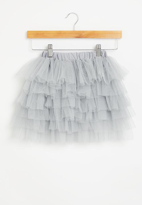 Pop Candy - Girls tulle skirt - grey