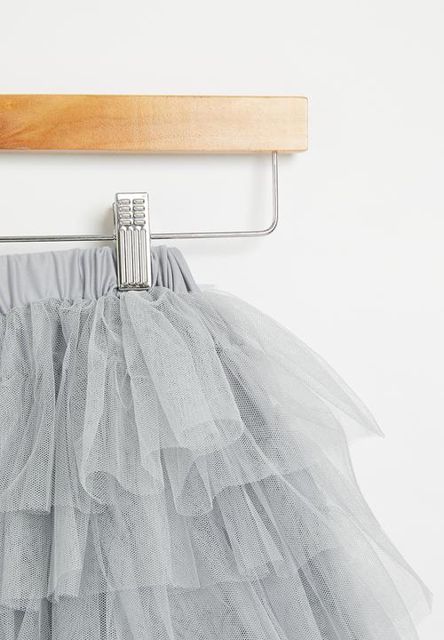 Pop Candy - Girls tulle skirt - grey