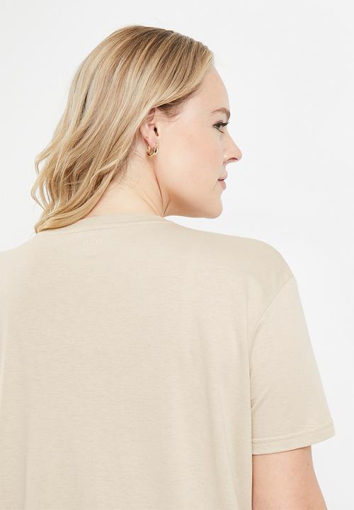 POLO - Plus claire tee - stone