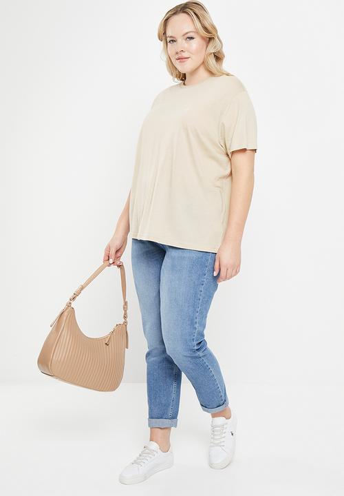 POLO - Plus claire tee - stone