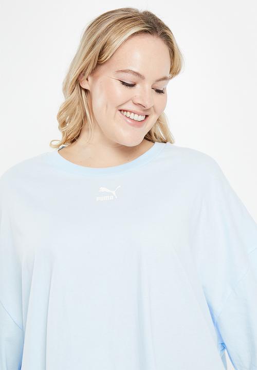PUMA - Plus classics tee dress - icy blue