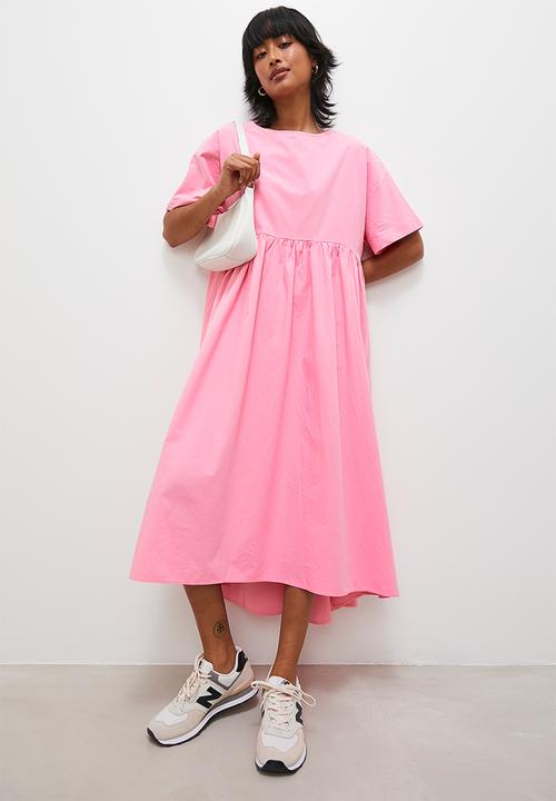Superbalist - Combo babydoll dress - pink