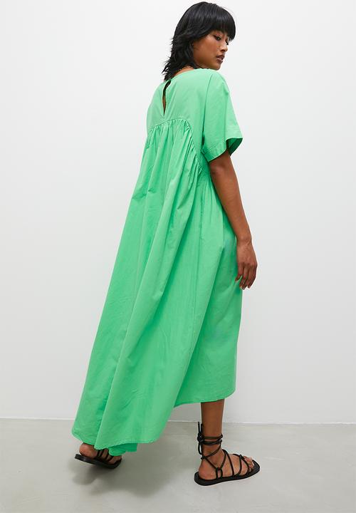 Superbalist - Combo babydoll dress - green