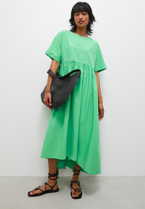 Superbalist - Combo babydoll dress - green