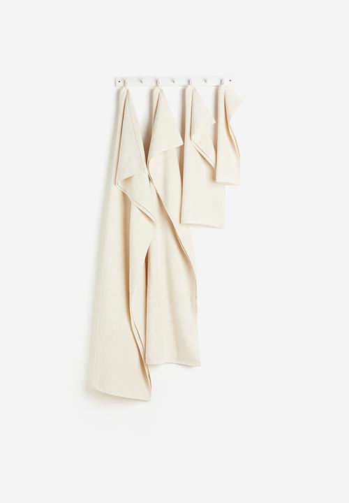 H&M - Cotton terry bath towel - white