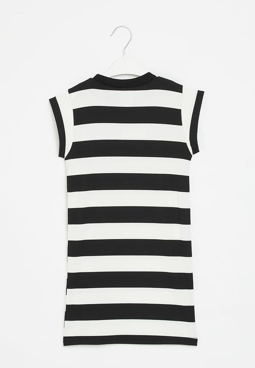Pop Candy - Stripe dress - black & white