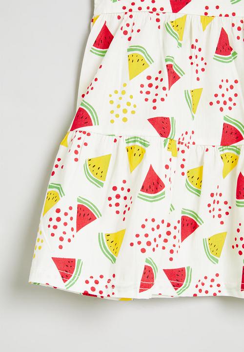 Pop Candy - sleeveless dress - white multi